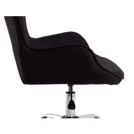 Silla Q-Connect Escritorio Mes Sina Base Metalica Alt Max 960 Anc 570 Prof 620 Ruedas Premium Color Negro