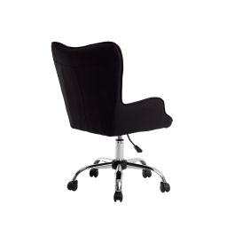 Silla Q-Connect Escritorio Mes Sina Base Metalica Alt Max 960 Anc 570 Prof 620 Ruedas Premium Color Negro