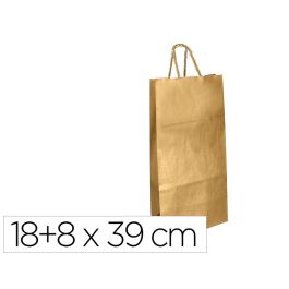 Bolsa Para Regalo Basika Para Botella Oro 18+8x39 cm 25 unidades Precio: 26.49999946. SKU: B1JXQRC2SL