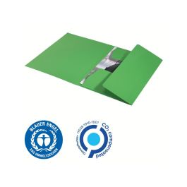 Subcarpeta Leitz Recycle Con Tres Solapas Din A4 Carton 100% Reciclable Verde