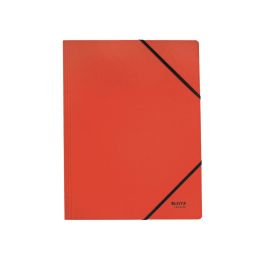 Carpeta Leitz Recycle Gomas Din A4 Carton Reciclable 100% Rojo