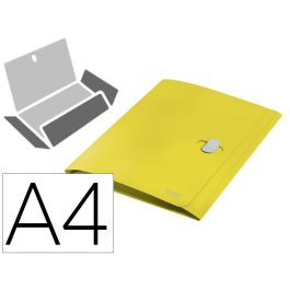 Carpeta Leitz Recycle Gomas Tres Solapas Din A4 Polipropileno Amarillo Precio: 5.50000055. SKU: B1FNE7HQVG