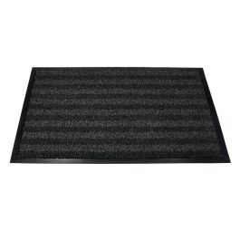 Alfombra Para Suelo Q-Connect Premium Para Interiores Antideslizante Fibra Polipropileno Y Fieltro Gris 60x40 cm