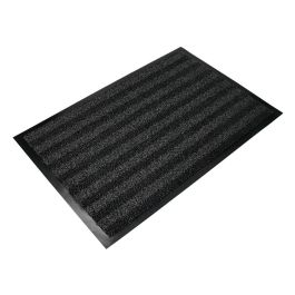 Alfombra Para Suelo Q-Connect Premium Para Interiores Antideslizante Fibra Polipropileno Y Fieltro Gris 60x40 cm