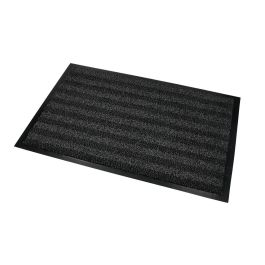 Alfombra Para Suelo Q-Connect Premium Para Interiores Antideslizante Fibra Polipropileno Y Fieltro Gris 60x40 cm