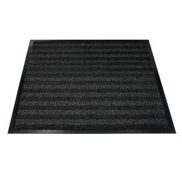 Alfombra Para Suelo Q-Connect Premium Para Interiores Antideslizante Fibra Polipropileno Y Fieltro Gris 90x150 cm