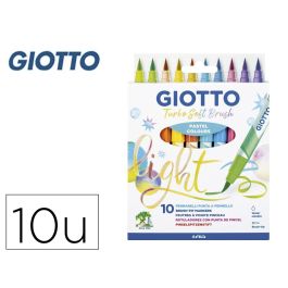 Rotulador Giotto Turbo Soft Brush Pastel Punta De Pincel Caja De 10 Unidades Colores Surtidos Precio: 7.865000254099999. SKU: B16X25P9MH