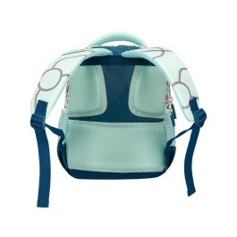 Cartera Escolar Liderpapel Moc Hila Multibolsillo Infantil Cars Azul 350x110x270 mm