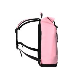 Cartera Antartik Mochila Water Proof Enrollable Diseño Casual Color Rosa 480x130x280 mm