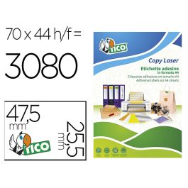 Etiqueta Adhesiva Tico Rojo Fl Uorescentes Permanente Fsc Laser-Inkjet-Fotocopia 47,5x25,5 mmcaja De 3080 Unidades Precio: 28.69000024. SKU: B1HRJ7H89N