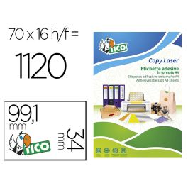 Etiqueta Adhesiva Tico Verde F Luorescentes Permanente Fsc Laser-Inkjet-Fotocopia 99,1x34 mmcaja De 1120 Unidades Precio: 30.50000052. SKU: B1J53CPQHX