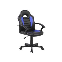 Silla Rocada Gaming Con Brazos Fijos Base Nylon Con Ruedas Similpiel Negro-Azul 435x430X880-995 mm Precio: 101.50000058. SKU: B12XAQDDLX