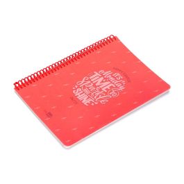 Agenda Escolar Liderpapel Año 24 - 25 Escolar Basic Rojo Día Página A5