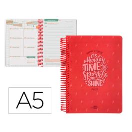 Agenda Escolar Liderpapel Año 24 - 25 Escolar Basic Rojo Día Página A5 Precio: 3.78999951. SKU: B13TLHGKHX