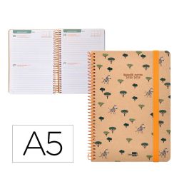 Agenda Escolar Liderpapel Año 24 - 25 Escolar Classic Zebra 2 Días Página A5 Papel Fsc Banda Elastica Precio: 5.89000049. SKU: B1C5BTD842