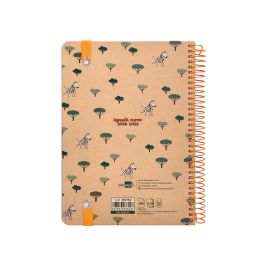 Agenda Escolar Liderpapel Año 24 - 25 Escolar Classic Zebra Día Página A5 Tetra