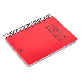 Agenda Escolar Liderpapel Año 24 - 25 Curso Basic Rojo Día Página A5