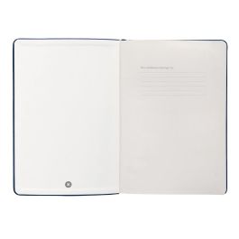 Cuaderno Con Gomilla Antartik Notes Tapa Dura A5 Hojas Puntos Azul Marino 100 Hojas 80 gr Fsc