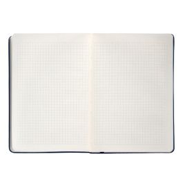 Cuaderno Con Gomilla Antartik Notes Tapa Dura A5 Hojas Cuadricula Azul Marino 100 Hojas 80 gr Fsc