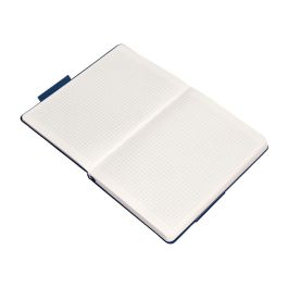 Cuaderno Con Gomilla Antartik Notes Tapa Dura A5 Hojas Cuadricula Azul Marino 100 Hojas 80 gr Fsc