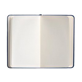 Cuaderno Con Gomilla Antartik Notes Tapa Dura A6 Hojas Cuadricula Azul Marino 100 Hojas 80 gr Fsc