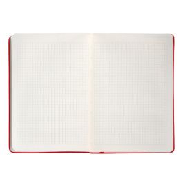 Cuaderno Con Gomilla Antartik Notes Tapa Dura A5 Hojas Cuadricula Rojo 100 Hojas 80 gr Fsc