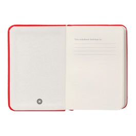 Cuaderno Con Gomilla Antartik Notes Tapa Dura A7 Hojas Lisas Rojo 80 Hojas 80 gr Fsc