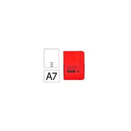 Cuaderno Con Gomilla Antartik Notes Tapa Dura A7 Hojas Lisas Rojo 80 Hojas 80 gr Fsc