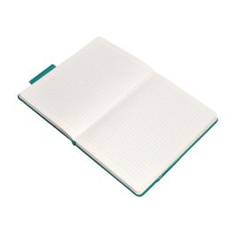 Cuaderno Con Gomilla Antartik Notes Tapa Dura A5 Hojas Rayas Verde Aguamarina 100 Hojas 80 gr Fsc