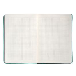 Cuaderno Con Gomilla Antartik Notes Tapa Dura A5 Hojas Cuadricula Verde Aguamarina 100 Hojas 80 gr