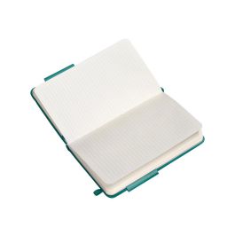 Cuaderno Con Gomilla Antartik Notes Tapa Dura A6 Hojas Rayas Verde Aguamarina 100 Hojas 80 gr Fsc