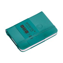 Cuaderno Con Gomilla Antartik Notes Tapa Dura A7 Hojas Lisas Verde Aguamarina 80 Hojas 80 gr Fsc