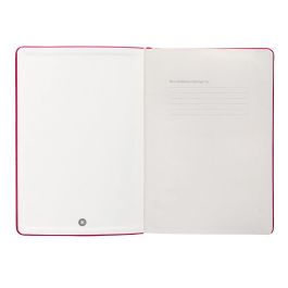 Cuaderno Con Gomilla Antartik Notes Tapa Dura A5 Hojas Puntos Burdeos 100 Hojas 80 gr Fsc