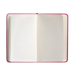 Cuaderno Con Gomilla Antartik Notes Tapa Dura A6 Hojas Cuadricula Burdeos 100 Hojas 80 gr Fsc