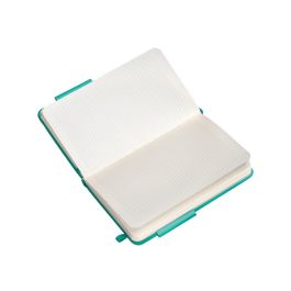 Cuaderno Con Gomilla Antartik Notes Tapa Dura A6 Hojas Cuadricula Turquesa 100 Hojas 80 gr Fsc