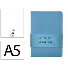 Cuaderno Con Gomilla Antartik Notes Tapa Dura A5 Hojas Lisas Azul Claro 100 Hojas 80 gr Fsc Precio: 5.68999959. SKU: B1C4WDFPT5