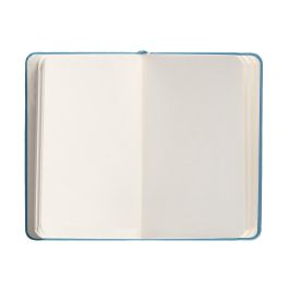 Cuaderno Con Gomilla Antartik Notes Tapa Dura A6 Hojas Rayas Azul Claro 100 Hojas 80 gr Fsc