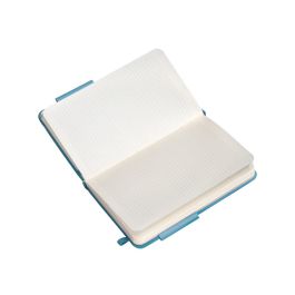 Cuaderno Con Gomilla Antartik Notes Tapa Dura A6 Hojas Cuadricula Azul Claro 100 Hojas 80 gr Fsc