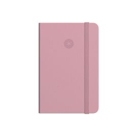 Cuaderno Con Gomilla Antartik Notes Tapa Dura A5 Hojas Puntos Rosa Pastel 100 Hojas 80 gr Fsc