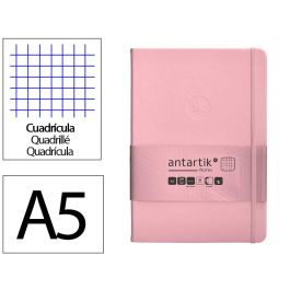 Cuaderno Con Gomilla Antartik Notes Tapa Dura A5 Hojas Cuadricula Rosa Pastel 100 Hojas 80 gr Fsc Precio: 5.68999959. SKU: B1H28886A2