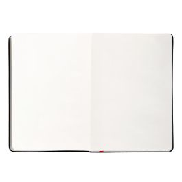 Cuaderno Con Gomilla Antartik Notes Tapa Dura A5 Hojas Lisas Negro Y Rojo 100 Hojas 80 gr Fsc