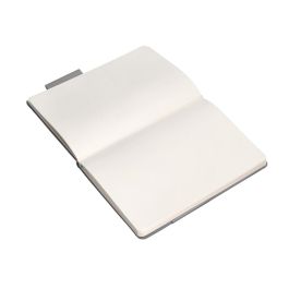 Cuaderno Con Gomilla Antartik Notes Tapa Dura A5 Hojas Lisas Gris Y Turquesa 100 Hojas 80 gr Fsc