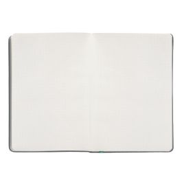 Cuaderno Con Gomilla Antartik Notes Tapa Dura A5 Hojas Puntos Gris Y Turquesa 100 Hojas 80 gr Fsc