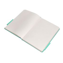 Cuaderno Con Gomilla Antartik Notes Tapa Dura A5 Hojas Puntos Rosa Y Turquesa 100 Hojas 80 gr Fsc