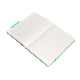 Cuaderno Con Gomilla Antartik Notes Tapa Dura A5 Hojas Cuadricula Rosa Y Turquesa 100 Hojas 80 gr Fsc