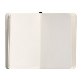 Cuaderno Con Gomilla Antartik Notes Tapa Blanda A6 Hojas Lisas Negro 100 Hojas 80 gr Fsc