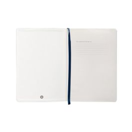 Cuaderno Con Gomilla Antartik Notes Tapa Blanda A5 Hojas Cuadricula Azul Marino 80 Hojas 80 gr Fsc