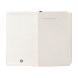 Cuaderno Con Gomilla Antartik Notes Tapa Blanda A6 Cuadricula Rojo 100 Hojas 80 gr Fsc