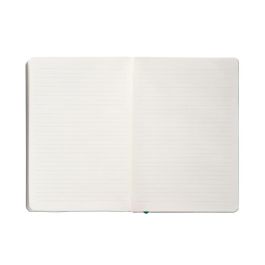 Cuaderno Con Gomilla Antartik Notes Tapa Blanda A5 Hojas Rayas Verde Aguamarina 80 Hojas 80 gr Fsc