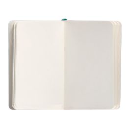 Cuaderno Con Gomilla Antartik Notes Tapa Blanda A6 Hojas Lisas Verde Aguamarina 100 Hojas 80 gr Fsc